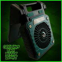 Load image into Gallery viewer, Solar Rechargeable Fan &amp; LED Lantern – 10000mAh Power Bank