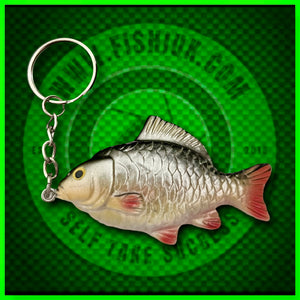 Common Carp Keyring.(Silver Version) - FiSH i UK