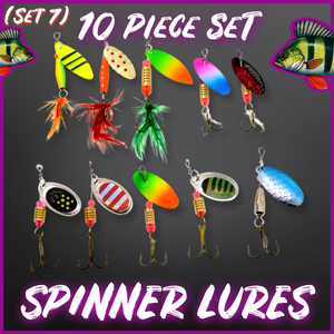 Spinner Lure Set.10 Spinners (Set 7)