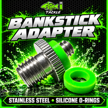Load image into Gallery viewer, Stainless Steel Bankstick Adapter lnc Silicone O-rings.