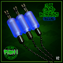 Load image into Gallery viewer, 3 x Bobbins Bite Indicators In BLUE Colour -Version 2-(New for 2026) V2