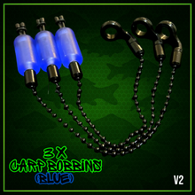 Load image into Gallery viewer, 3 x Bobbins Bite Indicators In BLUE Colour -Version 2-(New for 2026) V2
