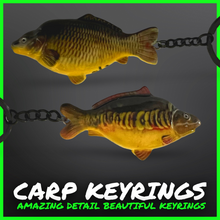 Load image into Gallery viewer, Mirror Carp Keyring - Scaley Mirror Carp Keyring. New to us for 2025 - FiSH i UK