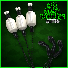 Load image into Gallery viewer, 3x Bobbins Bite Indicators In Bright White-Version 3-(WHITE) V3