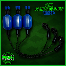 Load image into Gallery viewer, 3x Bobbins Bite Indicators In Bright Blue-Version 3-(BLUE) V3