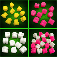 Load image into Gallery viewer, Buoyant Double Corn in White Colour-Double Sweetcorn Fake Bait Artificial Corn For Carp Fishing -10 Per Pack.