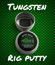 Load image into Gallery viewer, Tungsten Rig Putty. 15g. Weed Green in Storage Tin, - FiSH i UK