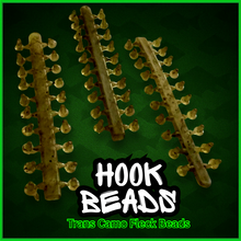 Load image into Gallery viewer, Trans Camo Green Fleck Hook Beads- 3x20-(60 Beads)-Carp Hook Beads.V2 Beads.