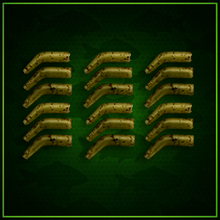 Load image into Gallery viewer, Hook Kickers-Hook Aligner Kickers-Trans Green Camo Fleck-Size Med/Lrg- 20 per pack.