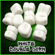 Load image into Gallery viewer, Buoyant Double Corn in White Colour-Double Sweetcorn Fake Bait Artificial Corn For Carp Fishing -10 Per Pack.