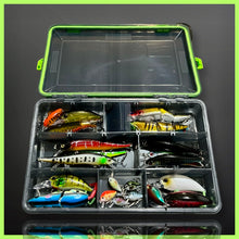 Load image into Gallery viewer, Lure Fishing Tackle Box Fully Loaded With Lures. - FiSH i UK