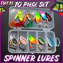 Load image into Gallery viewer, Spinner Lure Set.10 Spinners (Set 7)