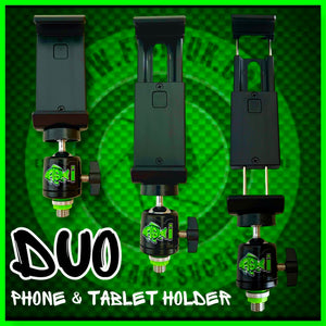 NEW FOR 2025. Duo Phone & Tablet Holder for Self Take Photography! iPad.Galaxy Tab iPhone & many more!