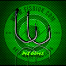 Load image into Gallery viewer, Hex Gapes (Claw) Carp Hooks (Micro Barbed)
