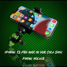 Load image into Gallery viewer, FiSH i Phone Holder With Cold Shoe Mount.
