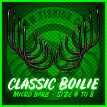 Load image into Gallery viewer, Wide Gape Classic Boilie Style Carp Hooks.Micro Barbed
