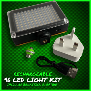 Rechargeable 96 LED Light Inc Bankstick Adapter. - FiSH i UK