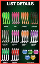 Load image into Gallery viewer, 61pc Soft Lure Fishing Kit – T-Tail Jighead &amp; Texas Rig Set-Fish i Tackle Predator kit.
