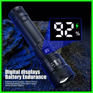 Rechargeable Zoom Torch Flashlight – Ultra Bright & Perfect for Camping & Fishing