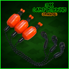 Load image into Gallery viewer, 3x Bobbins Bite Indicators In Fluoro Orange -Version 3-V3 (ORANGE)