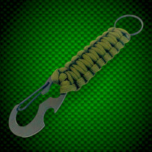Load image into Gallery viewer, Paracord Carabiner Keyring &amp; Bottle opener - FiSH i UK