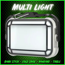 Load image into Gallery viewer, “MULTI” LED Video Self Take Light.Bivvy Light.Power Bank Rechargeable