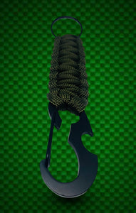 Paracord Carabiner Keyring & Bottle opener - FiSH i UK