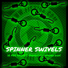 Load image into Gallery viewer, Spinner Swivels (10 per pack) - FiSH i UK