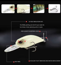 Load image into Gallery viewer, Crankbait / Plug Lure.Colour Perch Style.Lure fishing - FiSH i UK