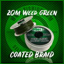 Load image into Gallery viewer, Semi Stiff Coated Braid.20lb.Weed Green.20m - FiSH i UK