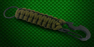 Paracord Carabiner Keyring & Bottle opener - FiSH i UK