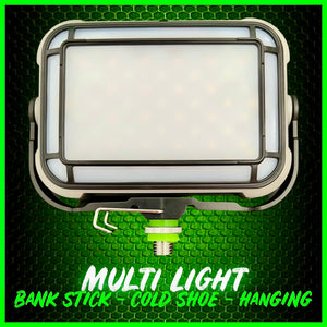 “MULTI” LED Video Self Take Light.Bivvy Light.Power Bank Rechargeable