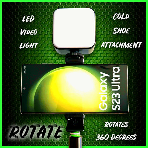‘RoTaTe’ Phone Holder Kit includes Video Light. - FiSH i UK