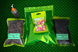 Carp Boilie & Pellet Bundle. Seven Spices Flavour! - FiSH i UK