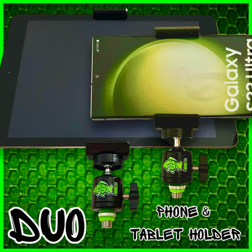 NEW FOR 2025. Duo Phone & Tablet Holder for Self Take Photography! iPad.Galaxy Tab iPhone & many more!