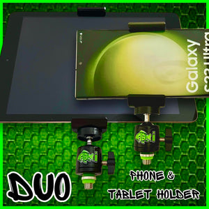 NEW FOR 2025. Duo Phone & Tablet Holder for Self Take Photography! iPad.Galaxy Tab iPhone & many more!
