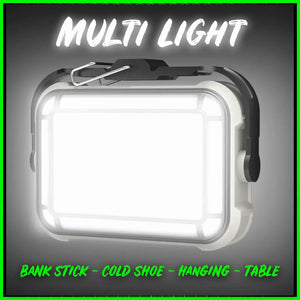 “MULTI” LED Video Self Take Light.Bivvy Light.Power Bank Rechargeable