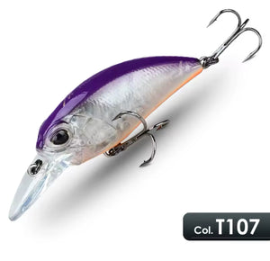 Crankbait / Plug Lure.Colour Purple with Orange belly.Lure fishing