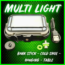 Load image into Gallery viewer, “MULTI” LED Video Self Take Light.Bivvy Light.Power Bank Rechargeable