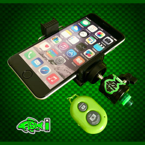 FiSH i Phone Holder With Cold Shoe Mount & Bluetooth Remote. - FiSH i UK