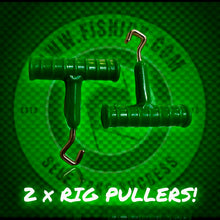 Load image into Gallery viewer, Rig Pullers. (2 x Green) - FiSH i UK