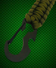 Load image into Gallery viewer, Paracord Carabiner Keyring &amp; Bottle opener - FiSH i UK