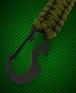 Paracord Carabiner Keyring & Bottle opener - FiSH i UK
