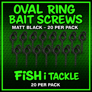 Oval Ring Bait Screws.(20 Per Pack). - FiSH i UK