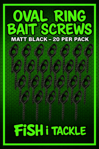 Oval Ring Bait Screws.(20 Per Pack). - FiSH i UK