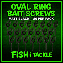 Load image into Gallery viewer, Oval Ring Bait Screws.(20 Per Pack). - FiSH i UK