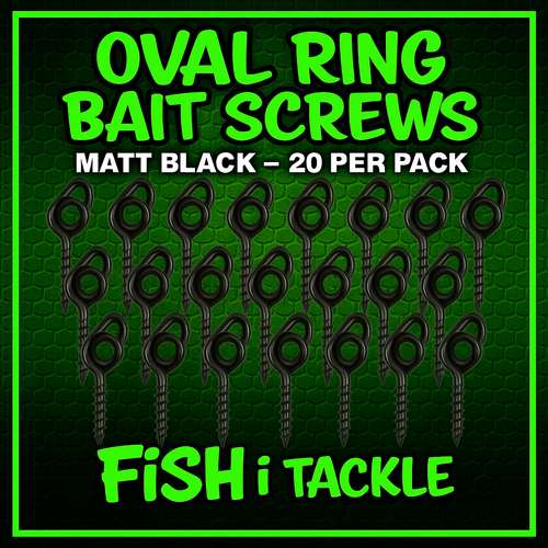 Oval Ring Bait Screws.(20 Per Pack).
