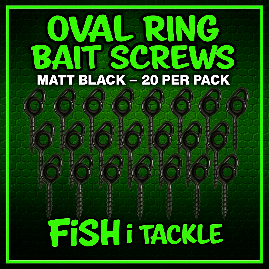 Oval Ring Bait Screws.(20 Per Pack). - FiSH i UK