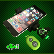 Load image into Gallery viewer, FiSH i Phone Holder With Cold Shoe Mount &amp; Bluetooth Remote. - FiSH i UK