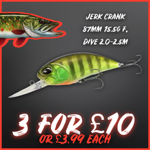 Load image into Gallery viewer, Crankbait / Plug Lure.Colour Perch Style.Lure fishing - FiSH i UK